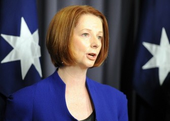 (AFP - FILES) Australia Prime Minister Julia Gillard
