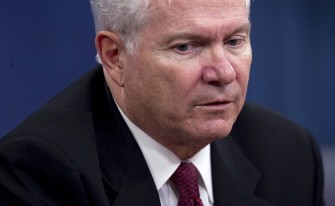 AFP file - US Secretary of Defense Robert Gates speaks at his final press conference at the Pentagon in Washington, DC, June 16, 2011.