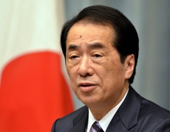 AFP - Japanese Prime Minister Naoto Kan addresses press representatives at his official residence in Tokyo on June 27, 2011.