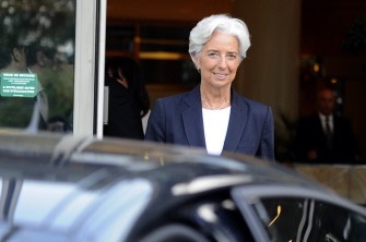 AFP - Newly elected IMF president Christine Lagarde is pictured after taking part in the broadcast news of French TV station TF1, following the announcement of her election, on June 28, 2011 in Boulogne-Billancourt, outside Paris.