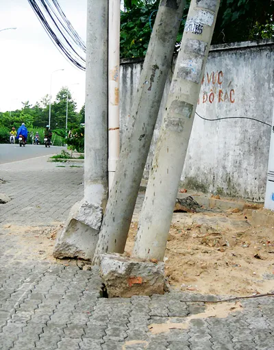 Thi công cẩu thả
