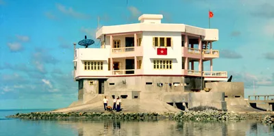 Một công trình trên đảo chìm được bộ đội công binh xây dựng và đưa vào sử dụng.