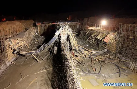 Trung Quốc: Sập hầm sân bay đang xây, 11 người bị thương ảnh 3