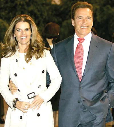 Arnold và vợ những ngày còn bên nhau.