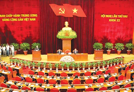 Thông báo Hội nghị lần thứ hai Ban Chấp hành Trung ương Đảng khóa XI