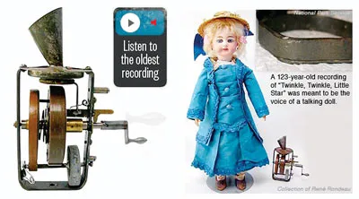 Hồi phục bản thu âm cổ  “Twinkle, Twinkle, Little Star”