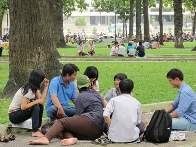 Bình yên giữa trung tâm thành phố