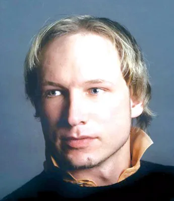 Nghi phạm Anders Behring Breivik.