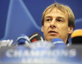 AFP - This April 7, 2009 file photo shows Bayern Munchen's coach Jurgen Klinsmann during the press conference on the eve of their Champions League football match against Barecelona.