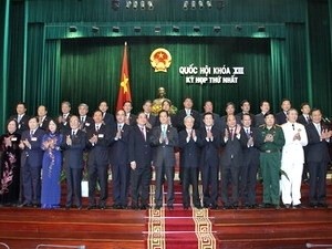 New cabinet leaders and members