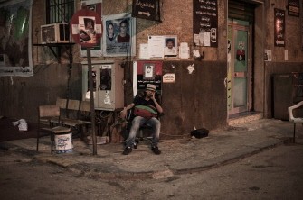 AFP - A Libyan man rests on a chair in Revolution Square on the second day of the Muslim holy month of Ramadan on August 2, 2011 in Libyan rebel-stronghold city of Benghazi.