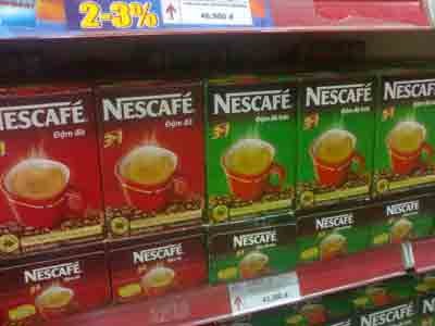Nestle's coffe in Vietnam (Photo: Yen Nhi)