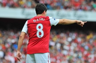 AFP- Arsenal's French midfielder Samir Nasri gestures during the English Premier League football match between Arsenal and Liverpool at The Emirates Stadium in north London, England on August 20, 2011