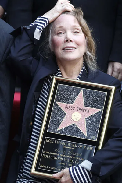 Nữ diễn viên Sissy Spacek được vinh danh trên Đại lộ Danh vọng