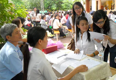 Sinh viên đi xin việc - Thiếu trang bị kỹ năng mềm