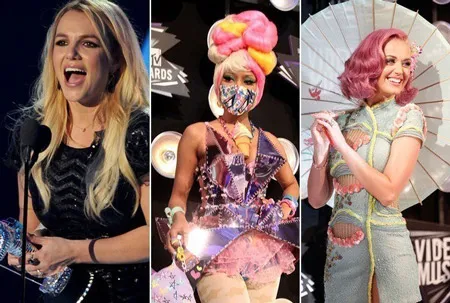 Britney Spears, Nicki Minaj và Katy Perry