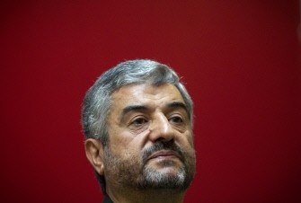 Iran's Revolutionary Guards commander General Mohammad Ali Jafari speaks during a ceremony to commemorate the martyrs of terrorism in Tehran, on September 6, 2011.