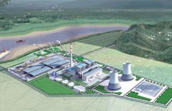 A model of the 1,200 MW-Hai Duong BOT Thermal Power Plant