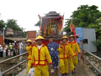 The annual Nghing Ong Festival in Can Gio District, in Ho Chi Minh City. (Photo: Uyen Phuong