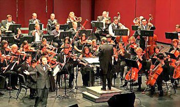 The symphony orchestra of the Ho Chi Minh City Conservatory of Music.