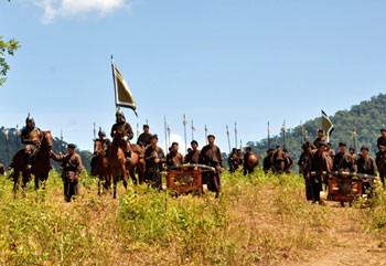 A scene from the film