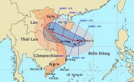 Tropical pressure in the East Sea turns into ‘Haitang’ typhoon ảnh 1