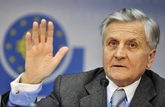 AFP file - President of the European Central Bank (ECB) Jean-Claude Trichet addresses a press conference at the bank's headquarters in Frankfurt/Main, January 15, 2009.