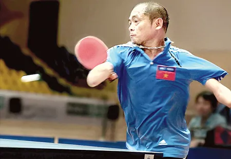 Vượt lên chính mình. Ảnh: Hà Văn Đông