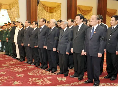 Một số hình ảnh tại Lễ viếng đồng chí Võ Chí Công