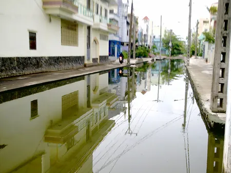 Đường lúc nào cũng ngập