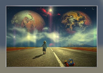 "Raising Planet-10" by Mikkhail Bondar (Ukraine) "Riders" by Levente Imre (Hungary) "Field work" by Rudolf Mester (Germany) "Who comes first" by Zaw Min (Myanmar) "It’s raining" by Bao Hung (Vietnam) "Casting a net" by Nguyen Van Dung (Vietnam) "Chu River" watershed by Le Cong Binh (Vietnam)