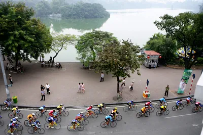 Những vòng đua quanh hồ Hoàn Kiếm.