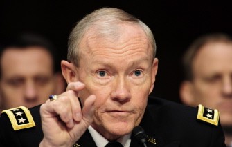 Chairman, Joint Chiefs of Staff Gen. Martin E. Dempsey testifies at a hearing of the Senate Armed Services Committee on November 15, 2011 on Capitol Hill in Washington, DC