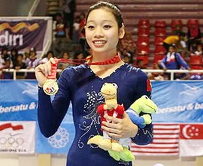 Vận động viên Phan Thị Hà Thanh giành Huy chương Vàng nội dung nhảy chống