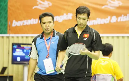 Tiến Minh có vẻ không có duyên với SEA Games! Ảnh: Nhật Anh