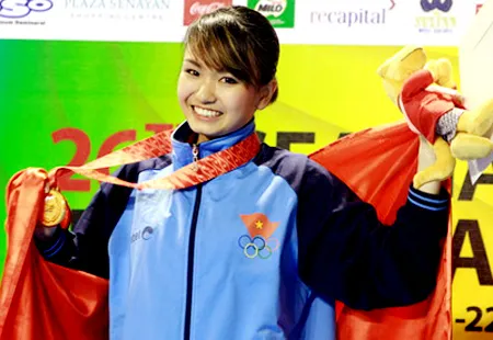 Nguyễn Mai Phương là người mang về HCV đầu tiên cho wushu Việt Nam.