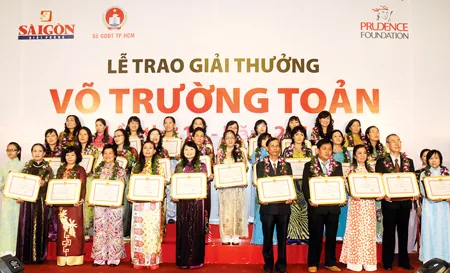 Giải thưởng Võ Trường Toản lần thứ 14: Tôn vinh những nhà giáo xuất sắc