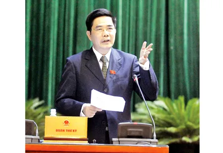 Bộ trưởng Bộ NN-PTNT Cao Đức Phát. Ảnh: MINH ĐIỀN