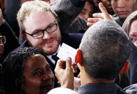 Phong trào “Chiếm lấy phố Wall” gửi thông điệp cho Tổng thống Mỹ Obama