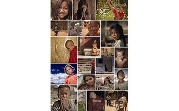 Photographs of children by Yan Lerval