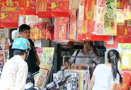 Sức mua trên thị trường lịch năm 2012 dự báo không giảm. Ảnh: An Dung