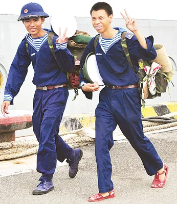 Nụ cười chiến sĩ.