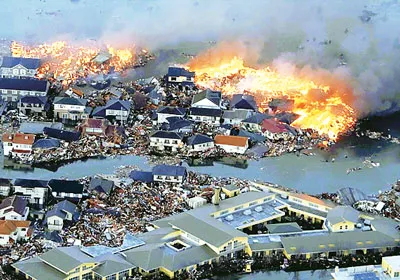 Sóng thần ở Nhật Bản tháng 3-2011.