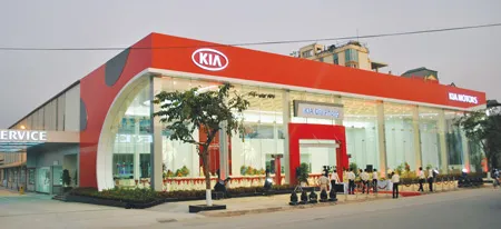 Hệ thống showroom đạt chuẩn của Thaco Kia