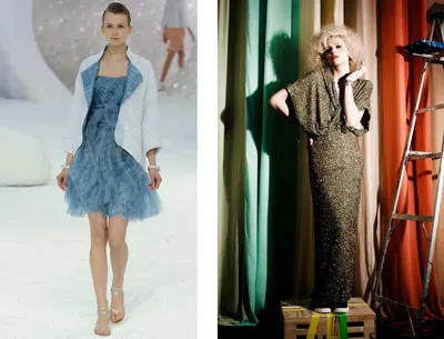 Chanel (trái) - Chris Benz