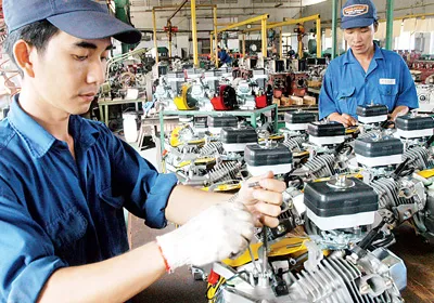 Ngành công nghiệp TPHCM vẫn giữ mức tăng trưởng cao (Ảnh: sản xuất máy nổ xuất khẩu). Ảnh: Cao Thăng