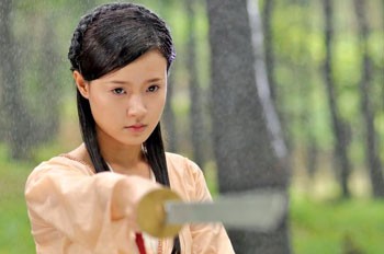 Actress Midu in the film Thien menh anh hung (Blood letter)