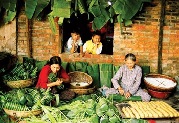 Tra Cuon Tet Cake has natural ingredients