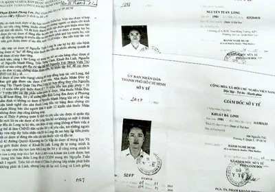 Cùng ảnh tên Nguyễn Tuấn Long nhưng Sở Y tế TPHCM cấp 2 chứng chỉ hành nghề dược khác nhau.