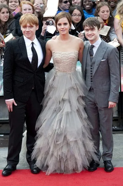 Ba diễn viên chính phim Harry Potter and the Deathly Hallows